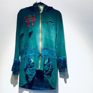 West Soul 100% Cotton Unique Embroidered Coat ❤️HOST PICK❤️